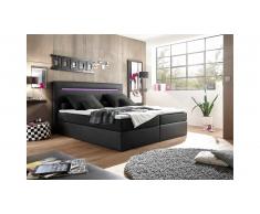 JUSTyou Concord Lit boxspring 160x200 cm Noir