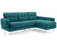 JUSTyou Chayma Canapé d'angle Turquoise