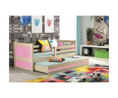 JUSTyou Lora+lit supplémentaire Lit Pin Rose