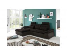 JUSTyou Minnesota Canapé d'angle Marron