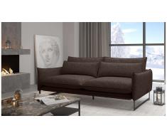 JUSTyou Ezio Canapé simple Cuir synthétique Marron