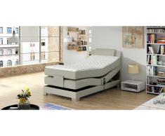 JUSTyou Wave Lit boxspring Gris 100x200 cm