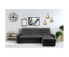 JUSTyou Adrien Canapé d'angle sans Anthracite