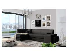 JUSTyou Idella Canapé Cuir synthétique Noir II