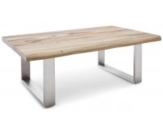 JUSTyou Niobe Table basse Chene Acier