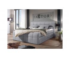 JUSTyou Montpelier I Lit boxspring Gris