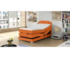 JUSTyou Wave Lit boxspring Orange 100x200 cm