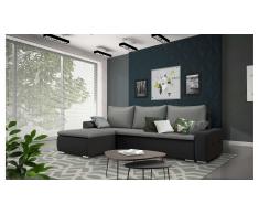 JUSTyou Claribel Canapé Cuir synthétique Gris