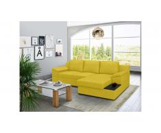 JUSTyou Radella Canapé Velours Jaune