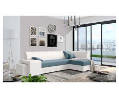 JUSTyou Idella Canapé Cuir synthétique Bleu