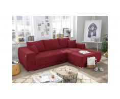 JUSTyou Ohio Canapé d'angle Rouge