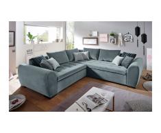 JUSTyou Vermont Canapé d'angle Anthracite