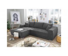 JUSTyou Ohio Canapé d'angle Marron