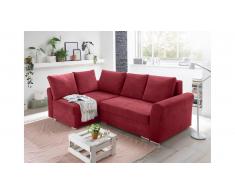 JUSTyou South Carolina Canapé d'angle Rouge