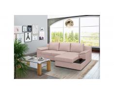 JUSTyou Radella Canapé Velours Rose