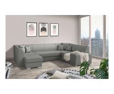 JUSTyou Alorie Canapé Cuir synthétique Gris