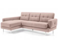 JUSTyou Chayma Canapé d'angle Rose