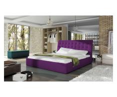 JUSTyou TERASSO Lit rembourré 155x227x102 Violet