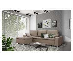 JUSTyou Claribel Canapé Velours Marron