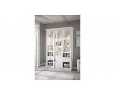 JUSTyou Liliann table basse Blanc avec Éclairage LED