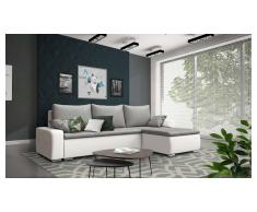 JUSTyou Claribel Canapé Cuir synthétique Gris