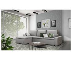 JUSTyou Claribel Canapé Velours Gris