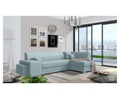 JUSTyou Idella Canapé Velours Bleu