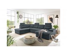 JUSTyou Santa Clarita Canapé panoramique Anthracite