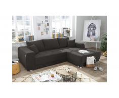 JUSTyou Ohio Canapé d'angle Marron