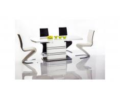 JUSTyou Gucci Table a rallonge Blanc 76x90x180-240 cm