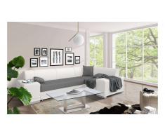 JUSTyou Alvy Canapé Cuir synthétique Gris