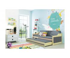 JUSTyou Tore Lit fonctionnel Pin Anthracite