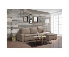 JUSTyou Edolie Canapé Velours Marron