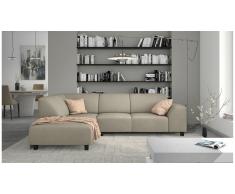 JUSTyou Einar Canapé d'angle Gris Velours