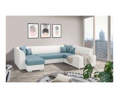 JUSTyou Alorie Canapé Cuir synthétique Bleu