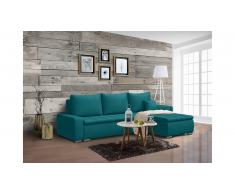 JUSTyou Edolie Canapé Velours Turquoise