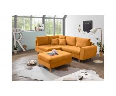 JUSTyou North Dakota Canapé d'angle Orange