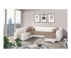 JUSTyou Alorie Canapé Cuir synthétique Marron