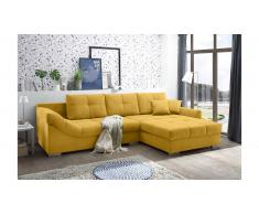 JUSTyou Colorado Canapé d'angle Jaune