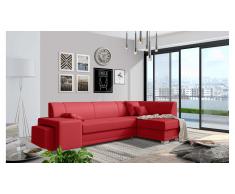 JUSTyou Idella Canapé Cuir synthétique Rouge