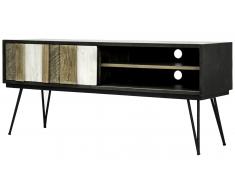 JUSTyou Adesso Console Gris Noir Acacia