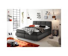 JUSTyou Cheyenne Lit boxspring Gris 180x200 cm