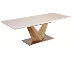 JUSTyou Alaras Table a rallonge Sonoma 85x140
