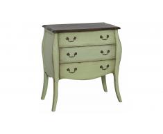 JUSTyou Mellow Commode Peuplier Vert olive Marron