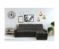 JUSTyou Adrien Canapé d'angle sans Anthracite