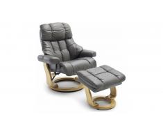 JUSTyou Carnegie XXL Fauteuil Gris Beige