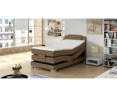 JUSTyou Wave Lit boxspring Cappuccino 100x200 cm