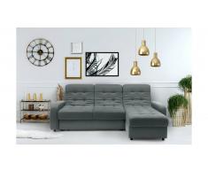 JUSTyou Adrien Canapé d'angle sans Anthracite