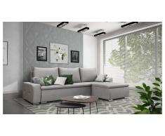 JUSTyou Claribel Canapé Velours Gris