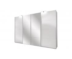 JUSTyou Amadora Armoire a portes coulissantes Blanc